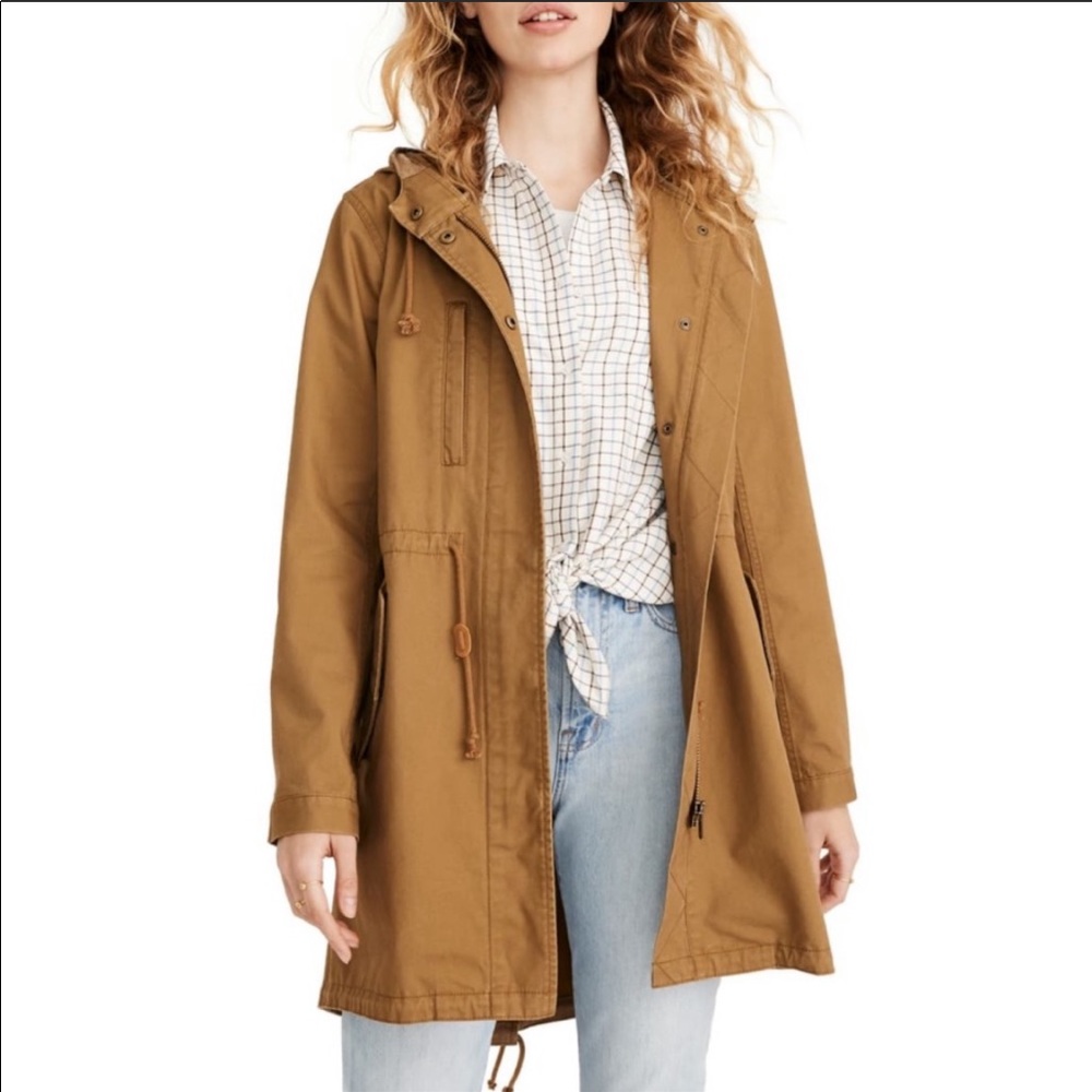Madewell Desert Cannon Field Fishtail Parka - S - Picture 1 of 12